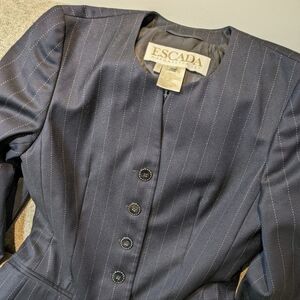 Escada Margareta Ley blazer jacket color blue size 36